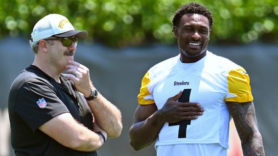 Steelers have a clear-cut No. 1 receiver in Metcalf taken on the South Side (Top story). Photo by JOE SARGENT / GETTY